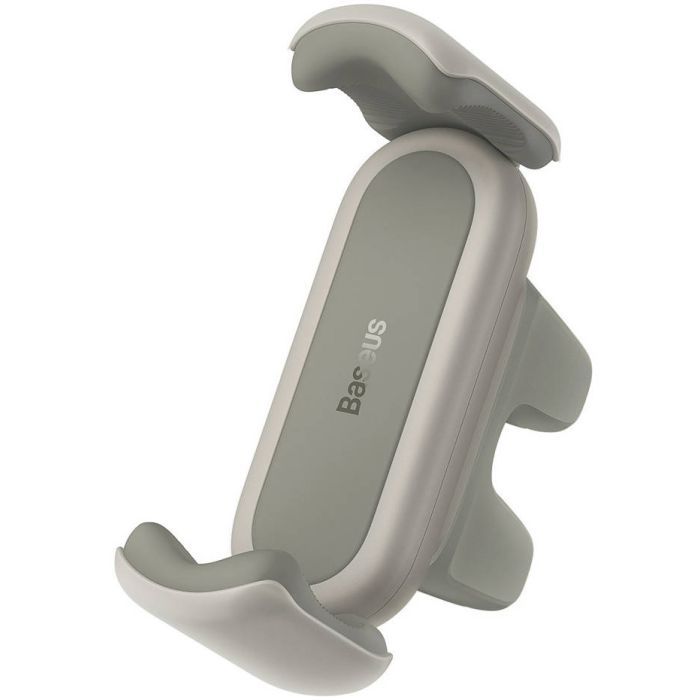 Универсальный автодержатель Baseus 4.7-6.7" Steel Cannon 2 (на решетку) creamy-white (SUGP000002)