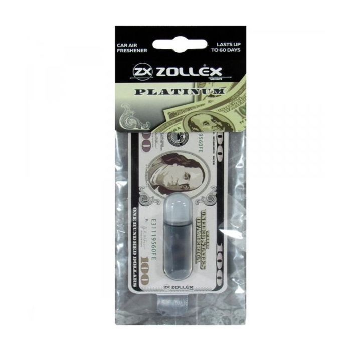 Ароматизатор для автомобіля Zollex Dollar Platinum (3930352)
