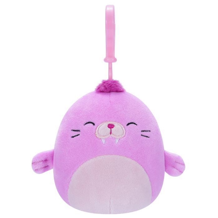 М'яка іграшка Squishmallows на кліпсі – Морж Пепе 9 см (SQCP00150)