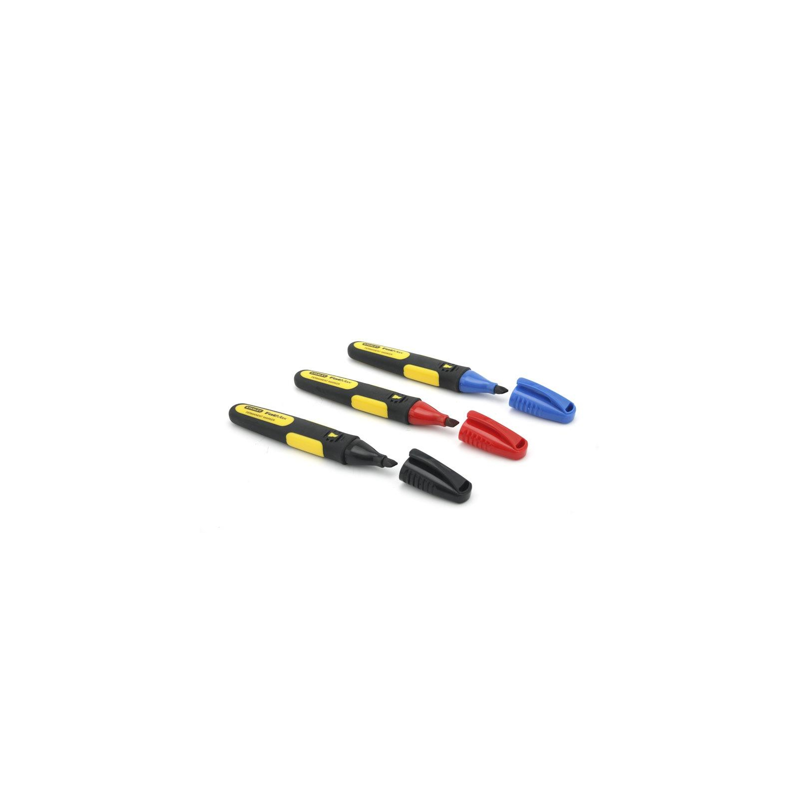 Набор маркеров Stanley FatMax, 3шт, стойкие чернила, черный, красный, синий (0-47-315)