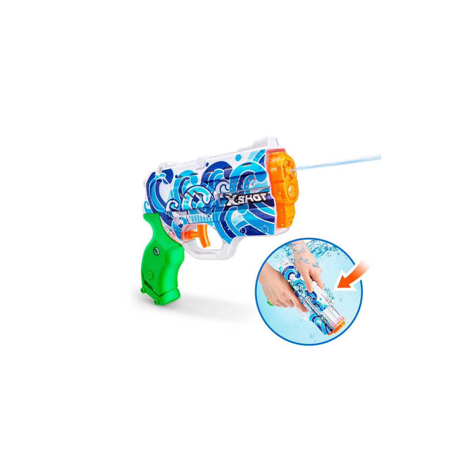 Іграшкова зброя Zuru X -Shot Водний бластер Fast FIill Sins NANO Hydra (11853A) зображення 2