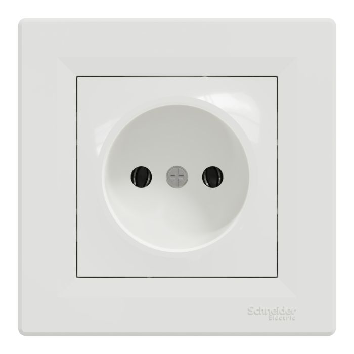 Розетка Schneider Electric ASFORA без заземлення антрацит (EPH3000171)