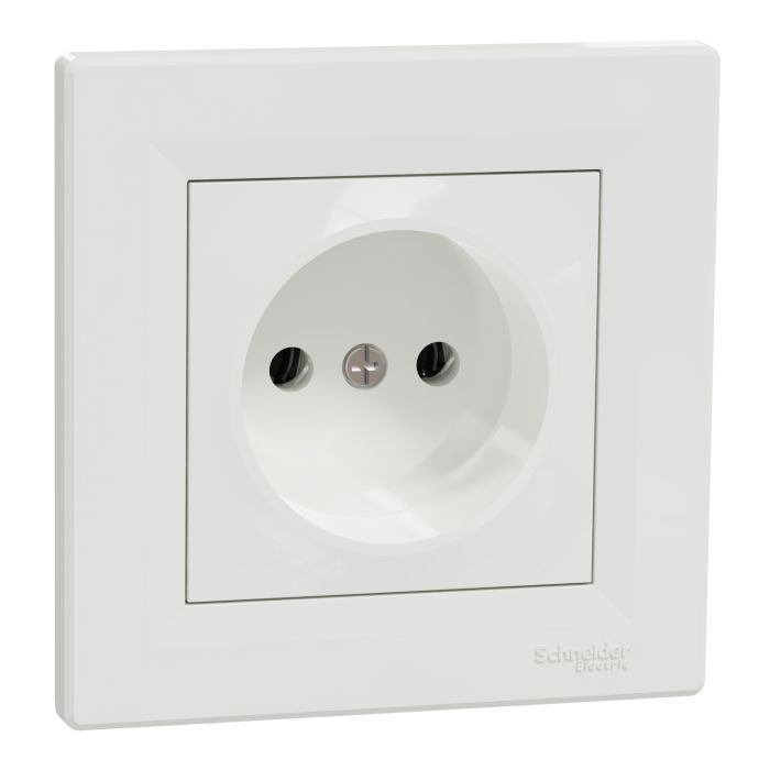Розетка Schneider Electric ASFORA без заземлення антрацит (EPH3000171) изображение 2