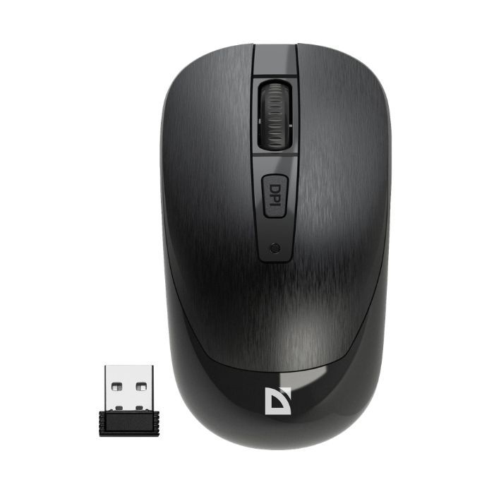Мышка Defender Wave MM-995 Silent Wireless Black (52995)