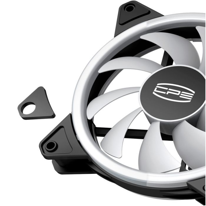 Кулер для корпуса PcCooler F3 T120 ARGB 3 in 1 Black изображение 4
