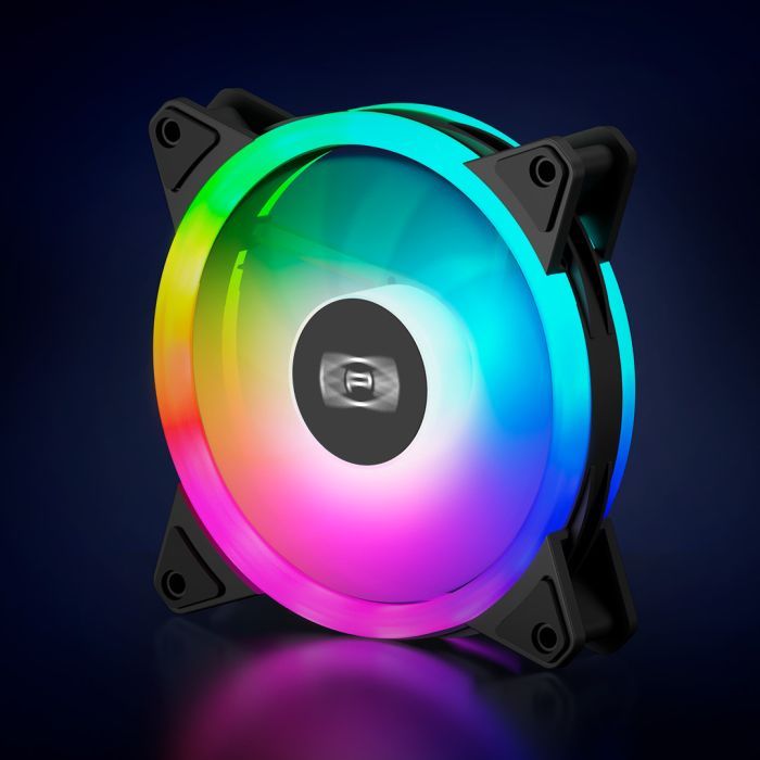 Кулер для корпуса PcCooler F3 T120 ARGB 3 in 1 Black изображение 5