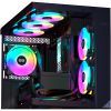 Кулер для корпуса PcCooler F3 T120 ARGB 3 in 1 Black изображение 7