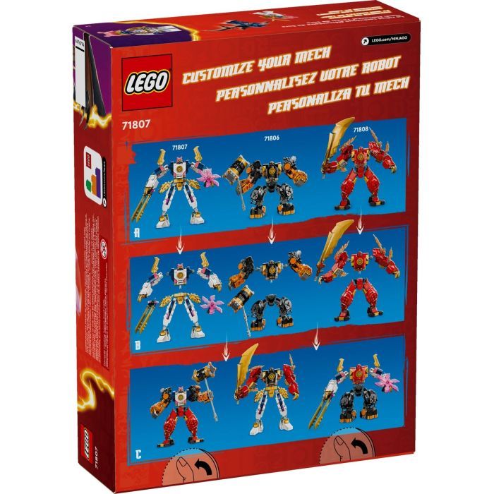 Конструктор LEGO NINJAGO Робот технической стихии Сори 209 деталей (71807) изображение 5