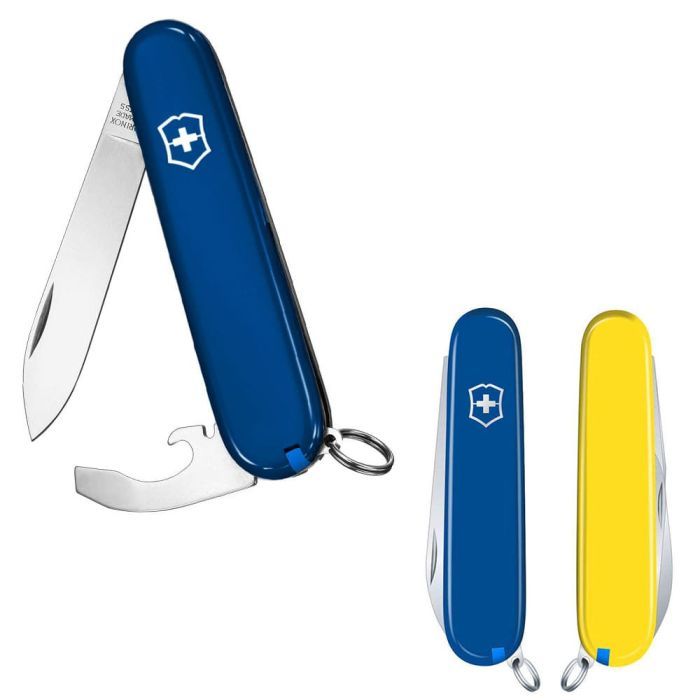 Нож Victorinox Bantam Ukraine 84 мм Синьо-жовтий (0.2303.2.8)