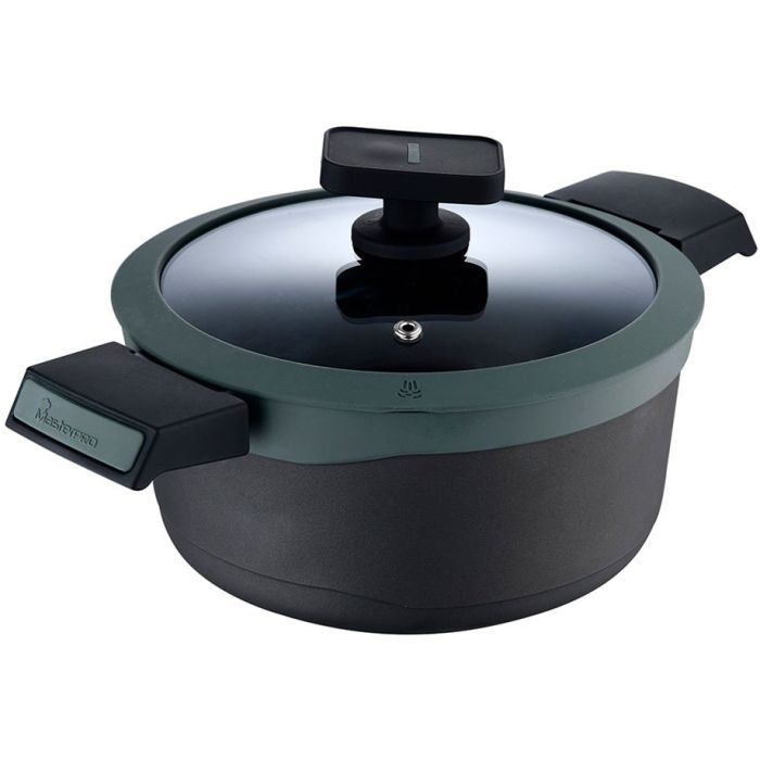Кастрюля MasterPro Gastro Reeco з кришкою 7,2 л (BGMP-8108)