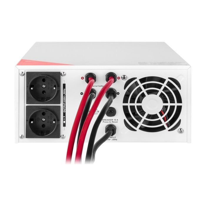 Пристрій безперебійного живлення LogicPower LPM - PSW-1500VA, 1050W, White (22755) зображення 4
