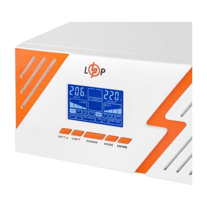 Пристрій безперебійного живлення LogicPower LPM - PSW-1500VA, 1050W, White (22755) зображення 6