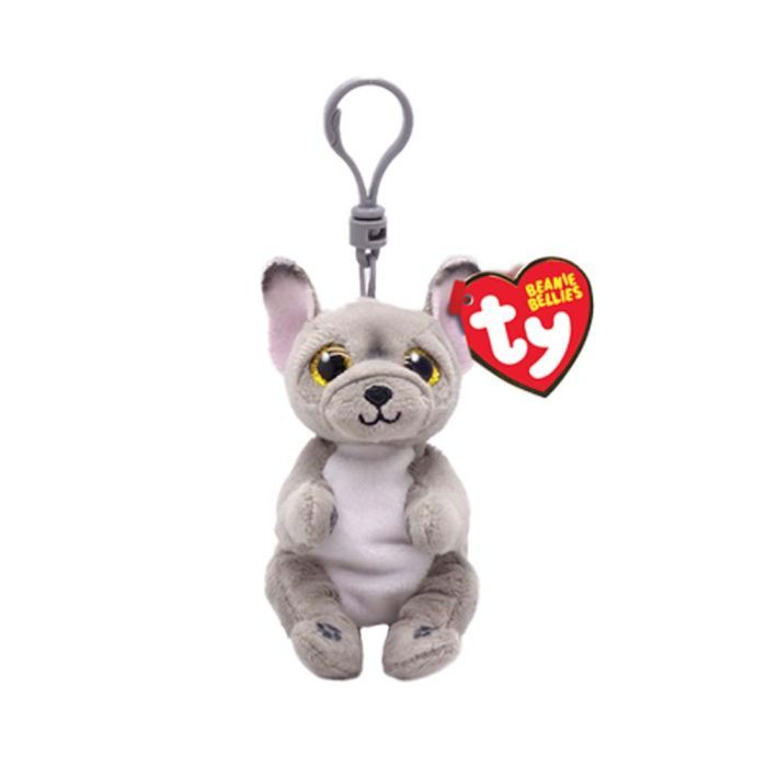 Мягкая игрушка Ty Beanie Bellies Серый пес WILFRED 12см (43111)