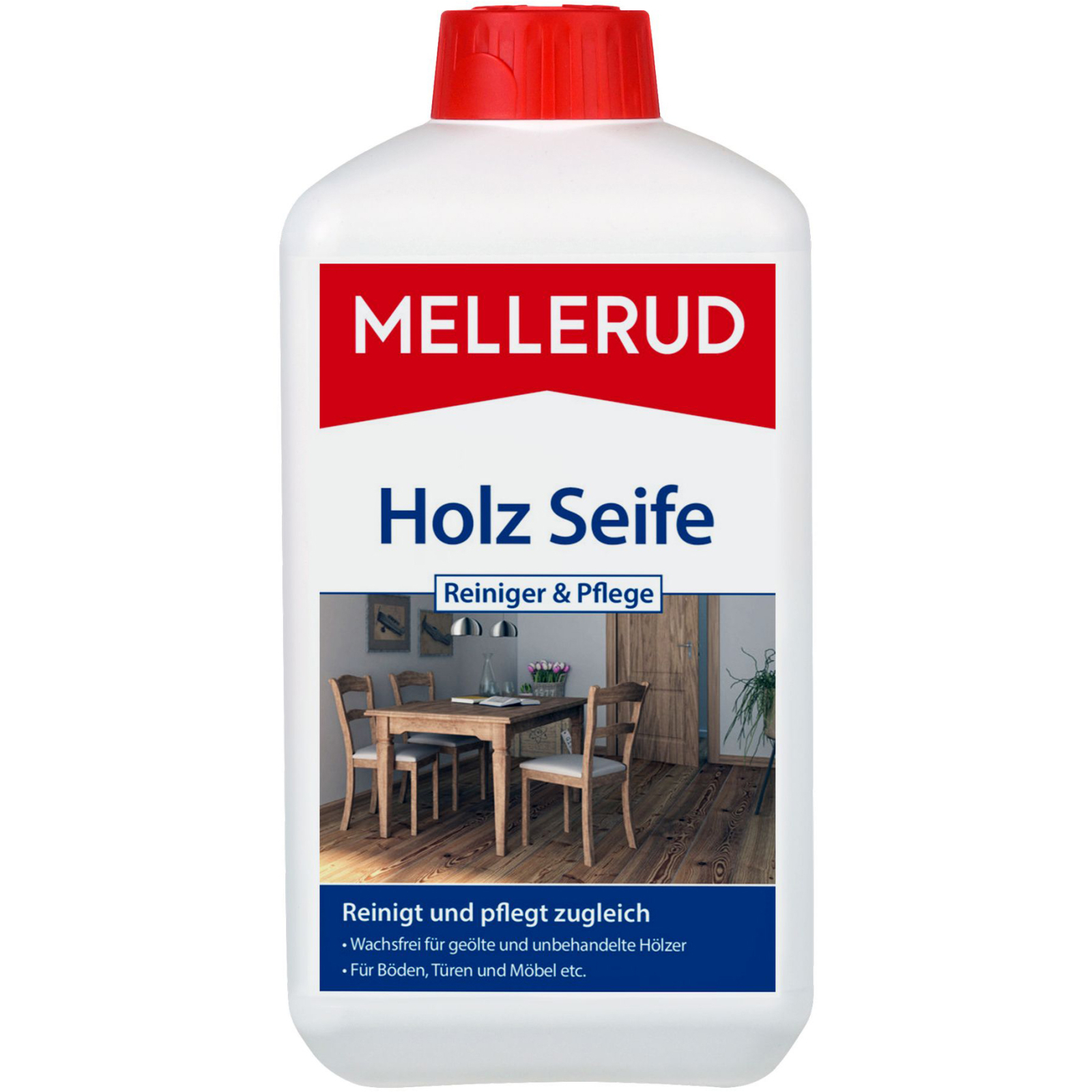 Средство для мытья пола Mellerud Для очистки и ухода за полом с масляной пропиткой 1 л (4004666010447)
