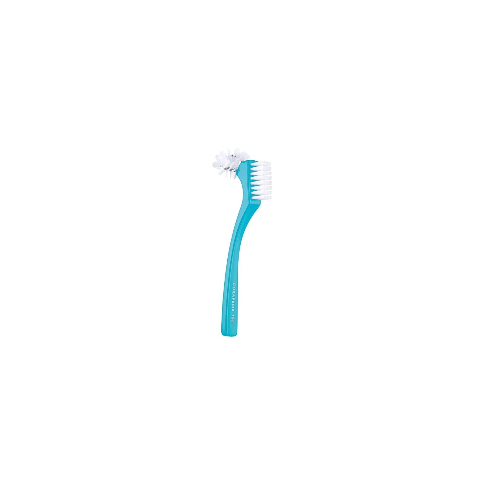 Зубна щітка Curaprox Для догляду за знімними зубними протезами Зелена (7612412300604)