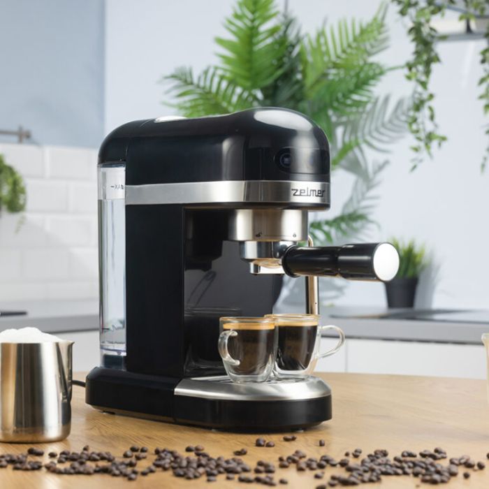 Рожковая кофеварка эспрессо Zelmer ZCM7295 изображение 7