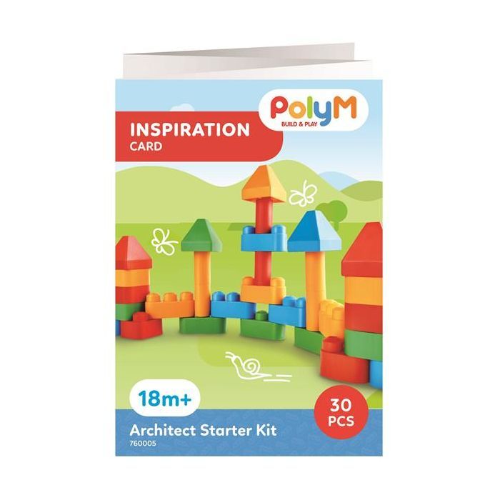 Конструктор PolyM Архитектор 30 деталей (760005) изображение 2