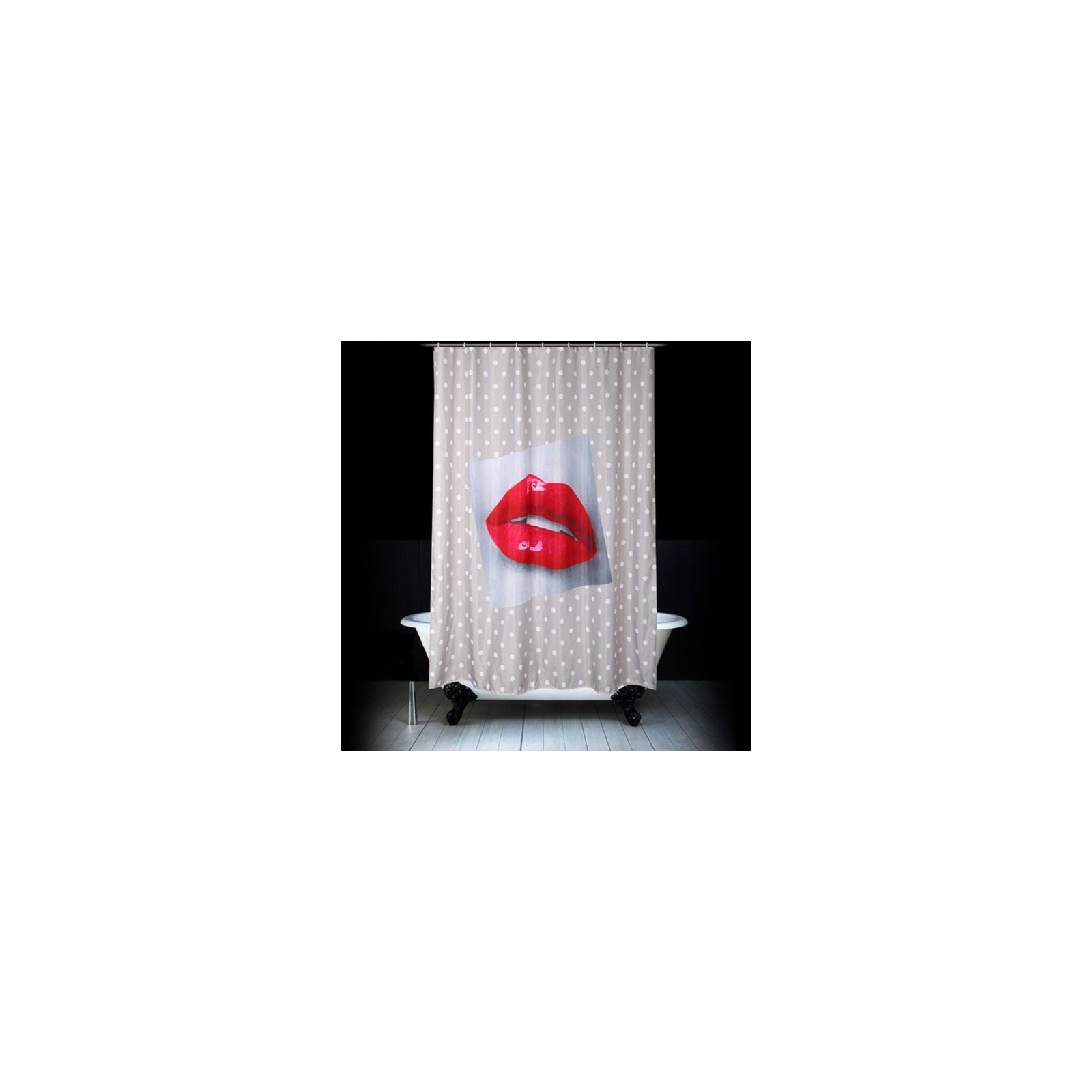 Шторка для ванной Stenson 180х180 см поцелуй (R89756 kiss) изображение 2