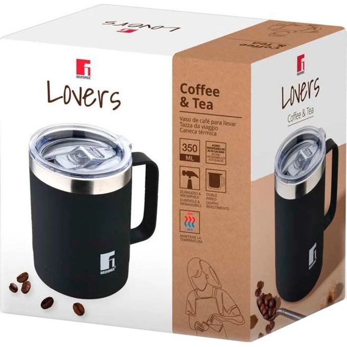 Термокружка Bergner Coffee & tea lovers 350 мл White (BG-37788-WH) зображення 5
