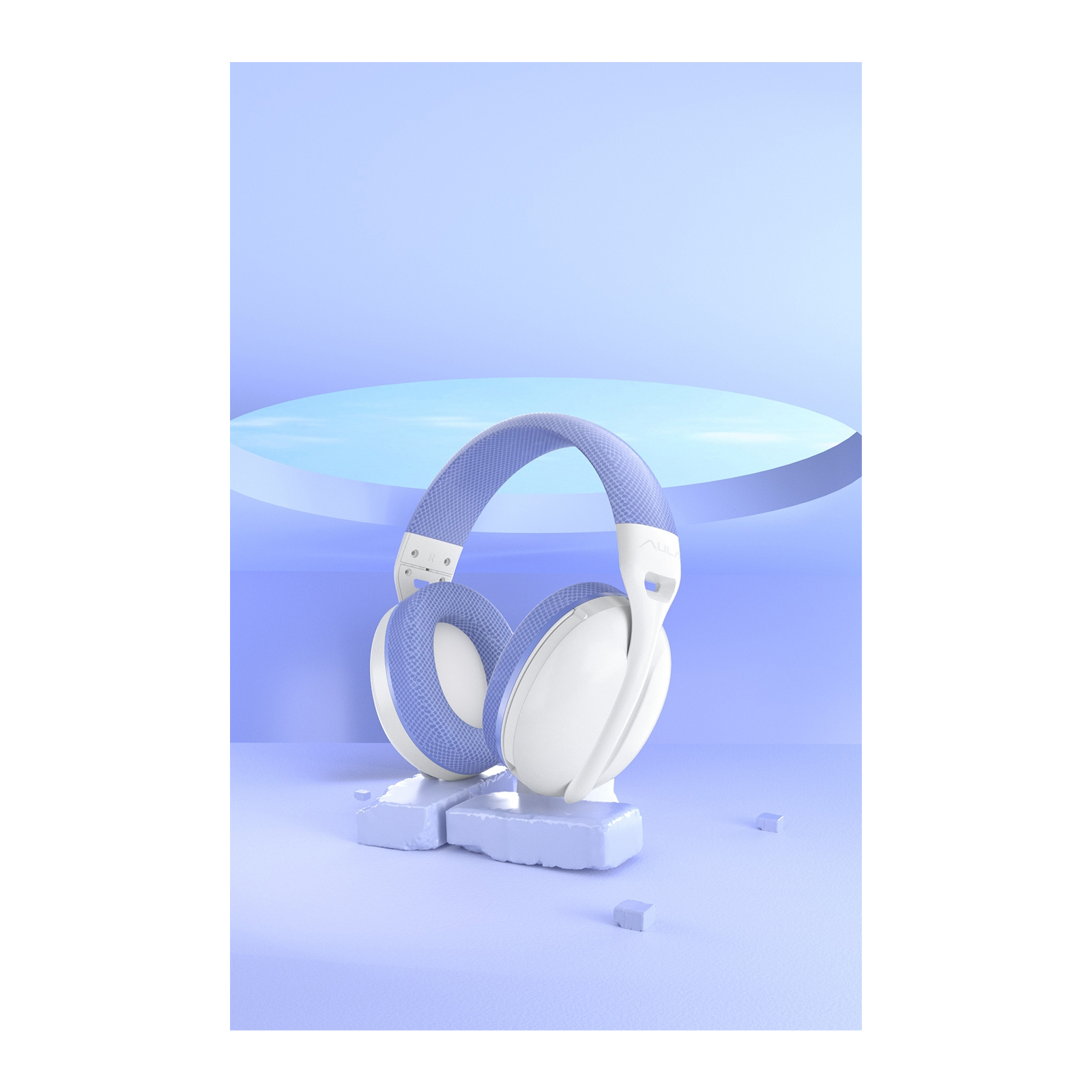 Навушники Aula S6 - 3 in 1 Wired/2.4G Wireless/Bluetooth Milk Tea (6948391235578) зображення 9