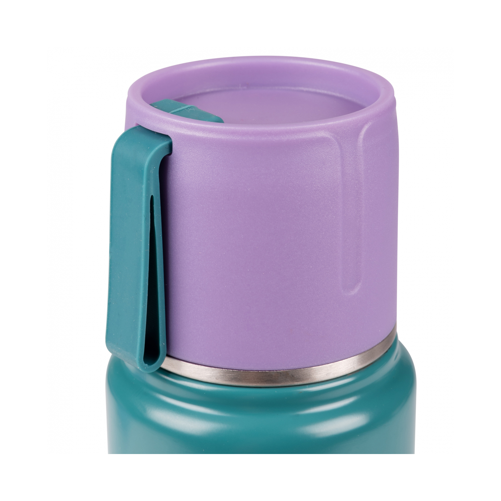 Поильник-непроливайка Yes Термос Fusion с чашкой, 420 мл, зеленый (708207) изображение 5