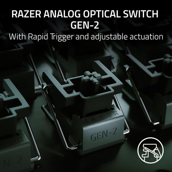 Клавиатура Razer Huntsman V3 Pro Mini USB UA Black (RZ03-04990100-R3M1) изображение 5
