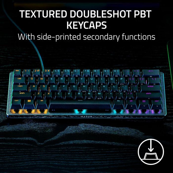 Клавиатура Razer Huntsman V3 Pro Mini USB UA Black (RZ03-04990100-R3M1) изображение 8