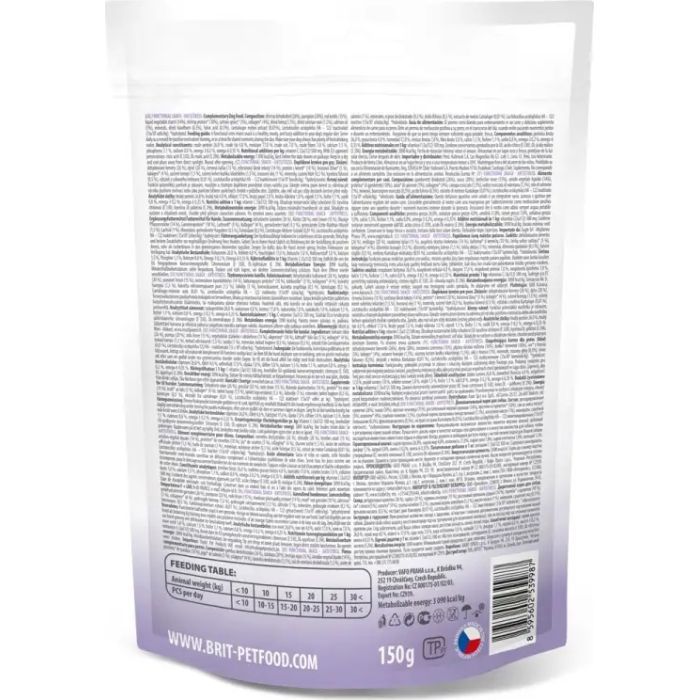 Ласощі для собак Brit Care Functional Antistress 150 г - креветка (8595602539987) зображення 2
