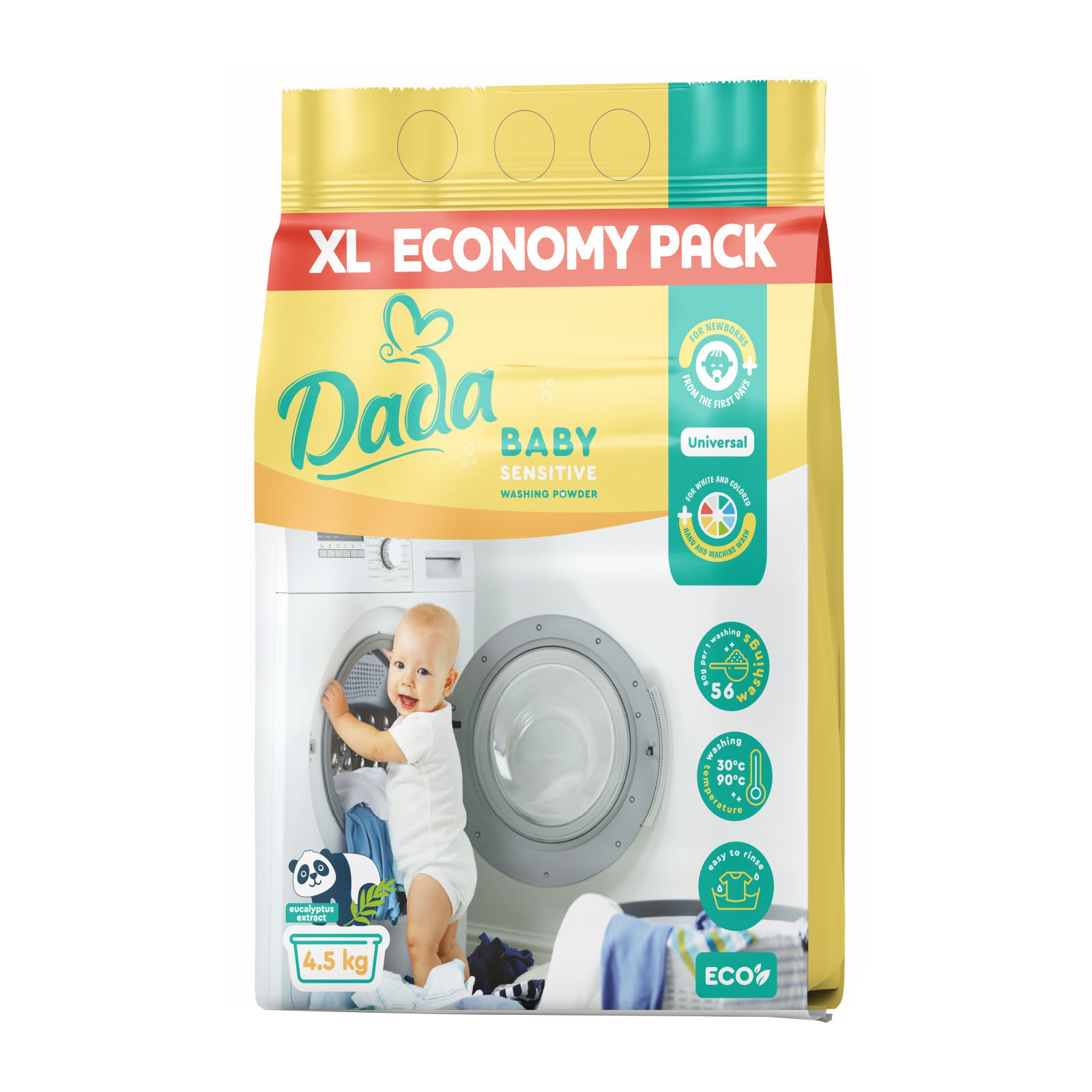 Пральний порошок Dada Для прання дитячих речей 4.5 кг (4820174981235)