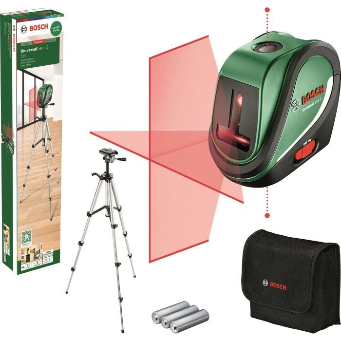 Лазерный нивелир Bosch UniversalLevel2 (Set), до 10м, 0.5мм/м, 0.45кг (0.603.663.803) изображение 4