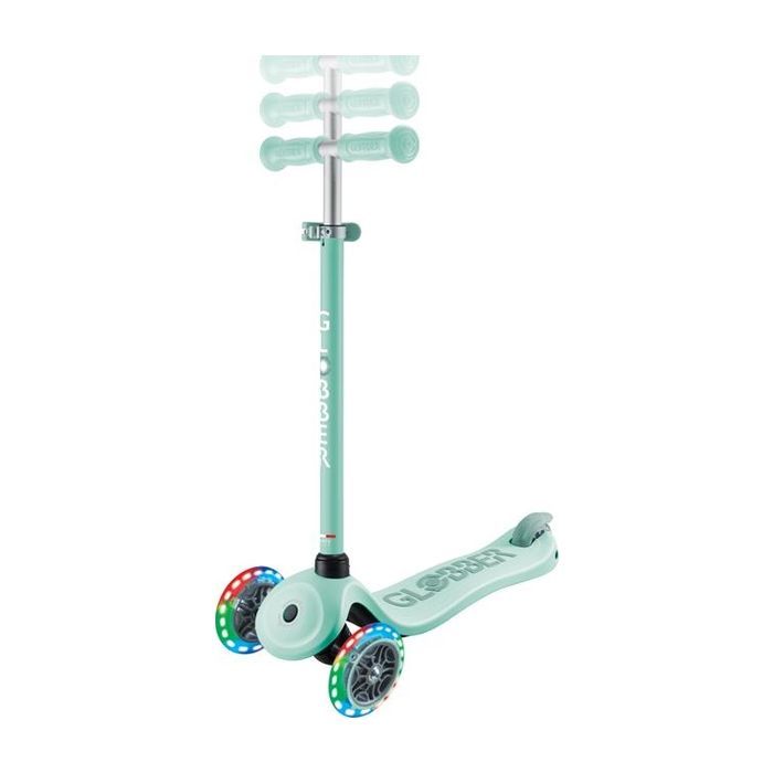 Самокат Globber Go Up Sporty Led пастельно-рожевий (452-710-4) зображення 4
