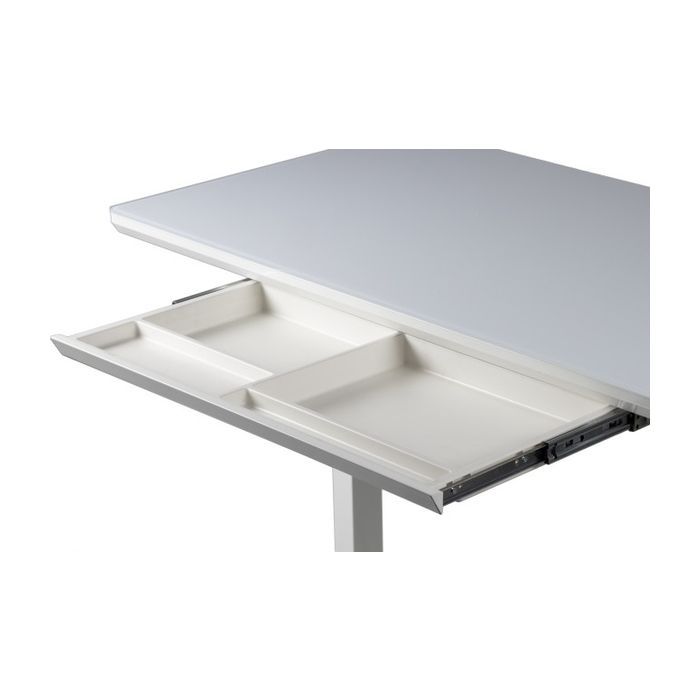 Комп'ютерний стіл Barsky StandUp white glass 1200*600 (BST-12new) зображення 11