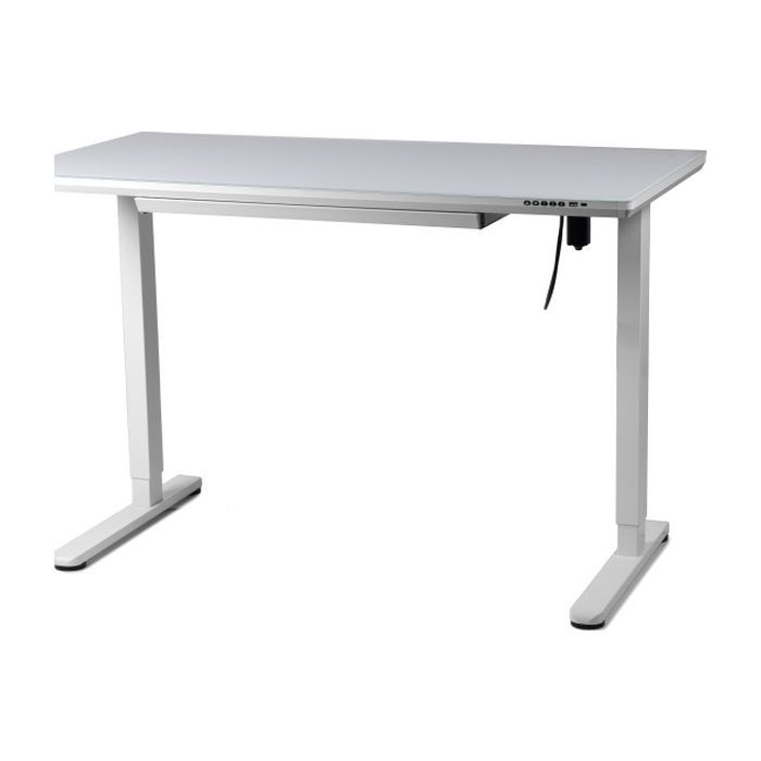 Комп'ютерний стіл Barsky StandUp white glass 1200*600 (BST-12new) зображення 3