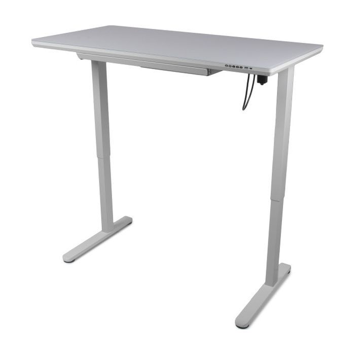 Комп'ютерний стіл Barsky StandUp white glass 1200*600 (BST-12new) зображення 4
