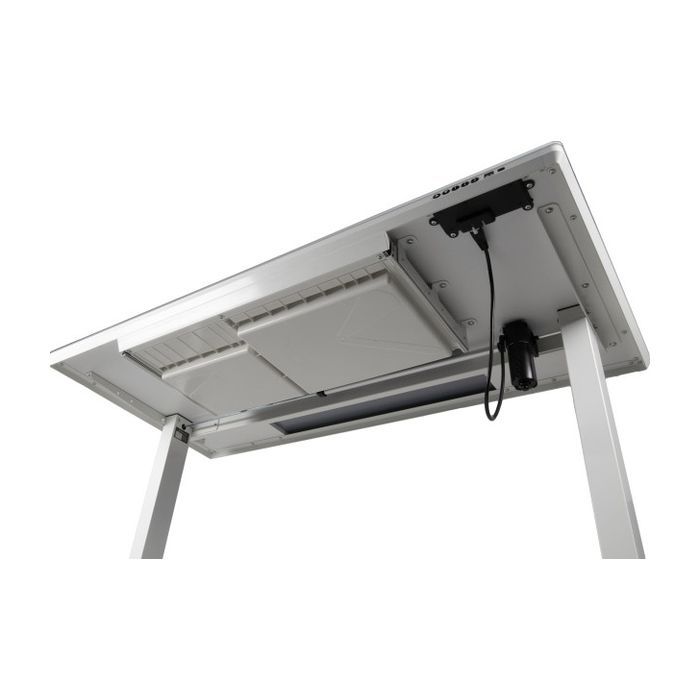 Комп'ютерний стіл Barsky StandUp white glass 1200*600 (BST-12new) зображення 9