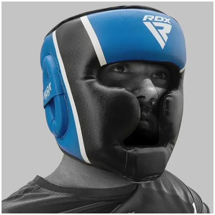 Боксерський шолом RDX Aura Plus T-17 Blue/Black S (HGR-T17UB-S+) зображення 7