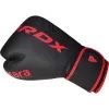 Боксерские перчатки RDX F6 Kara Matte Red 10 унцій (BGR-F6MR-10OZ) изображение 6
