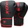 Боксерские перчатки RDX F6 Kara Matte Red 10 унцій (BGR-F6MR-10OZ)