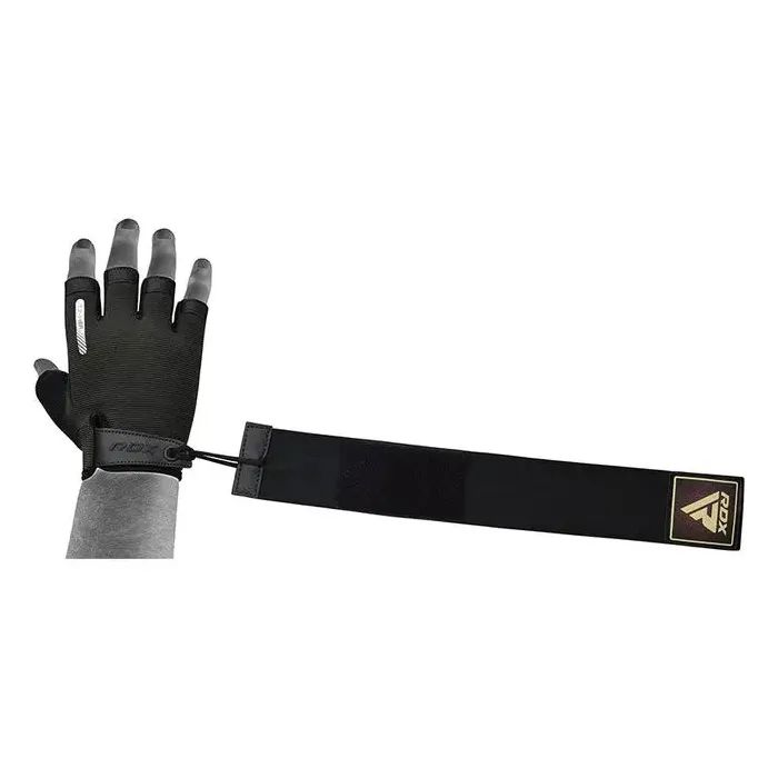 Перчатки для фитнеса RDX T2 Half Brown S (WGA-T2HBR-S) изображение 6
