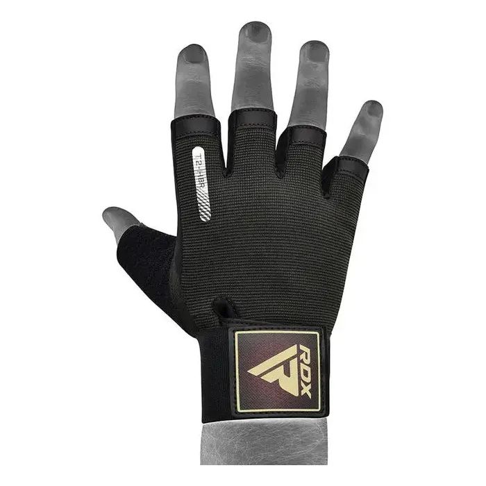 Перчатки для фитнеса RDX T2 Half Brown S (WGA-T2HBR-S) изображение 7