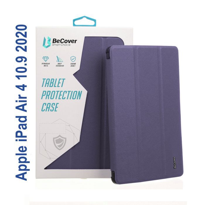 Чохол до планшета BeCover Tri Fold Hard Apple iPad Air 4 10.9 2020/2021 Pink (709660) (709660)