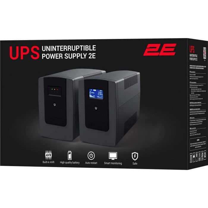 Пристрій безперебійного живлення 2E ED1500, 9000W (2E-ED1500) зображення 4 Пристрій безперебійного живлення 2E ED1500, 9000W (2E-ED1500) зображення 4