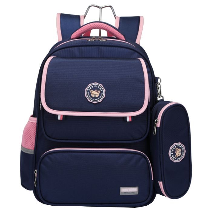 Рюкзак шкільний Cool For School 16" Синій з рожевим (2852-navy-pink)