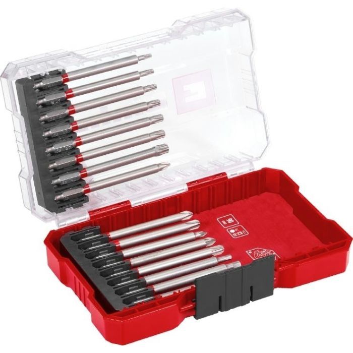 Набор бит Einhell 16шт, PH, PZ, Torx, 80мм, кейс (118973)