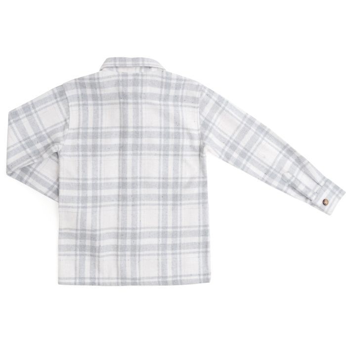 Рубашка детская Breeze в клетку (G-447-128B-gray) изображение 2