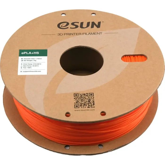 Пластик для 3D-принтера eSUN ePLA+HS, 1,75мм, 1кг, brown light (EPLA+HS-P175LC1) зображення 3