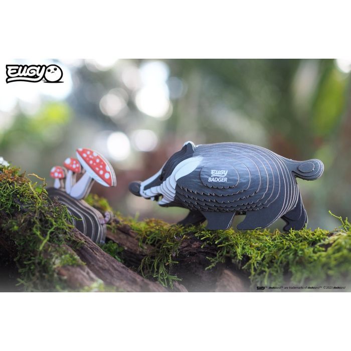 Пазл Eugy 3D Зоопарк Борсук (XEG-094) зображення 10