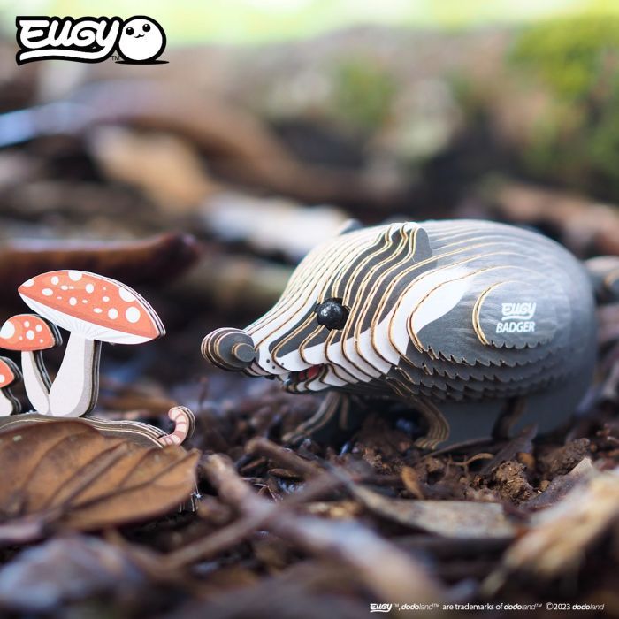 Пазл Eugy 3D Зоопарк Борсук (XEG-094) зображення 11