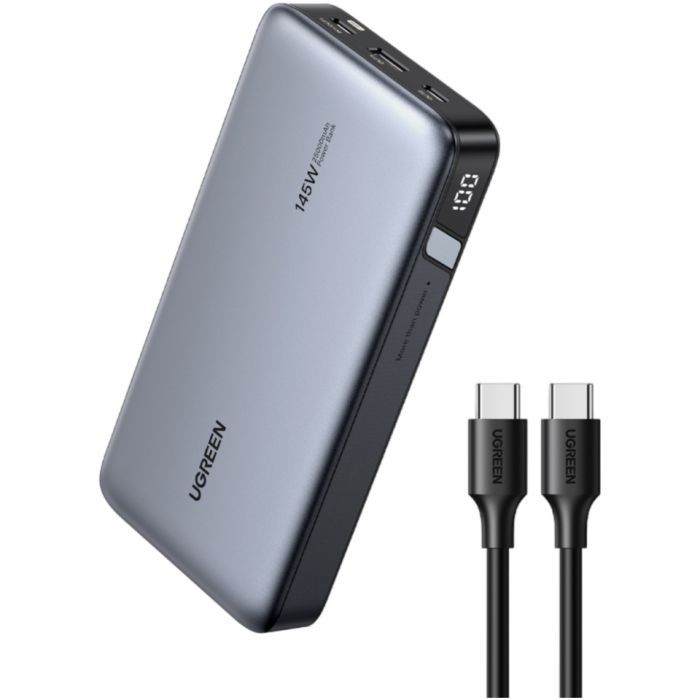Батарея универсальная Ugreen 25000mAh 145W Two-way PD 3.1 grey (PB205)