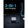 Батарея универсальная Ugreen 25000mAh 145W Two-way PD 3.1 grey (PB205) изображение 4